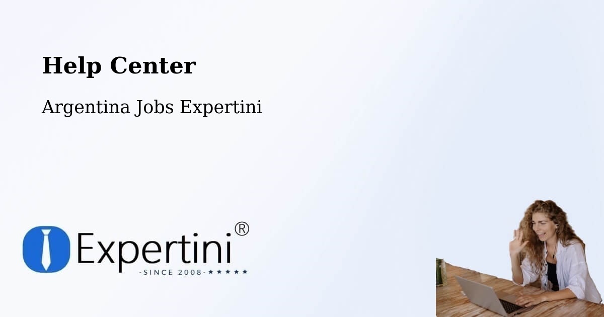 Help Center – Maciá - Argentina Jobs Expertini